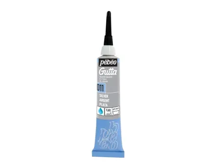 Gutta na hedvábí Pébéo 20ml 011 stříbrná